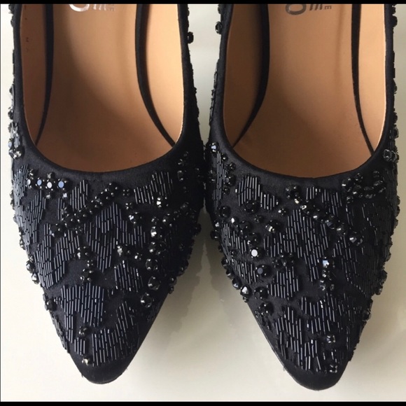 Salvatore Ferragamo beaded satin heels - Picture 3 of 10